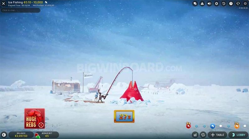 Explore ice fishing game