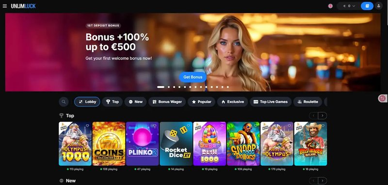 Unlimluck Casino Bonuses and Slots in the UK Today - overview Unlimluck Casino Bonuses and Slots in the UK Today - overview